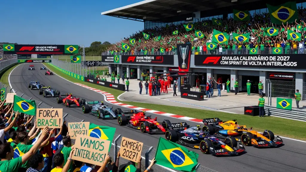 F1 Divulga Calendário de 2027 com Sprint de Volta a Interlagos