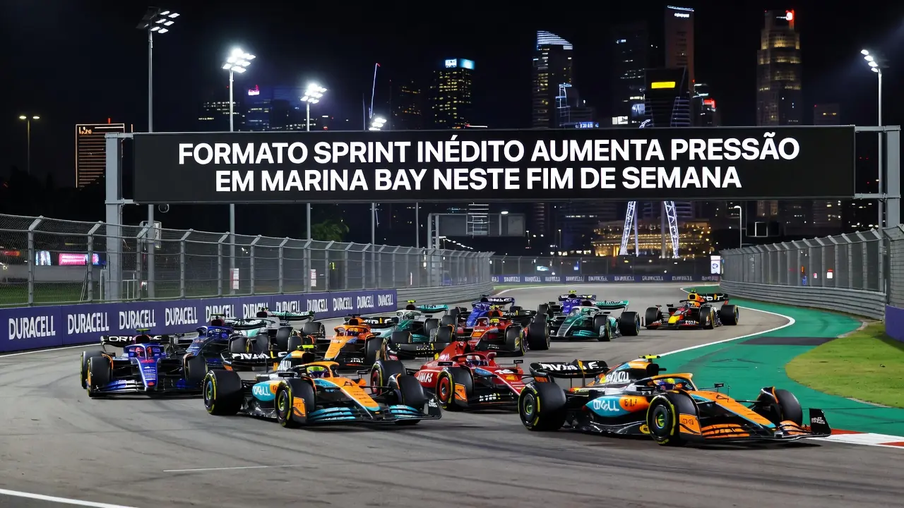 Formato Sprint Inédito Aumenta Pressão em Marina Bay Neste Fim de Semana